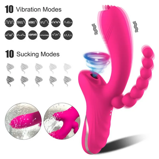 3 In 1 Powerful Clit Sucker Vibrator for Women