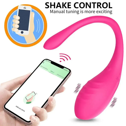 Vibromasseur sans fil avec télécommande, application Bluetooth, stimulation du clitoris, point G, gode, culotte d'œuf vibrante, jouets sexuels pour femmes adultes 