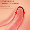 Realistic Licking Tongue Rose Vibrator