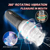 TORNADO-5 Rotating ＆10 Vibrating Transparent Sleeve Oral Sex Cup